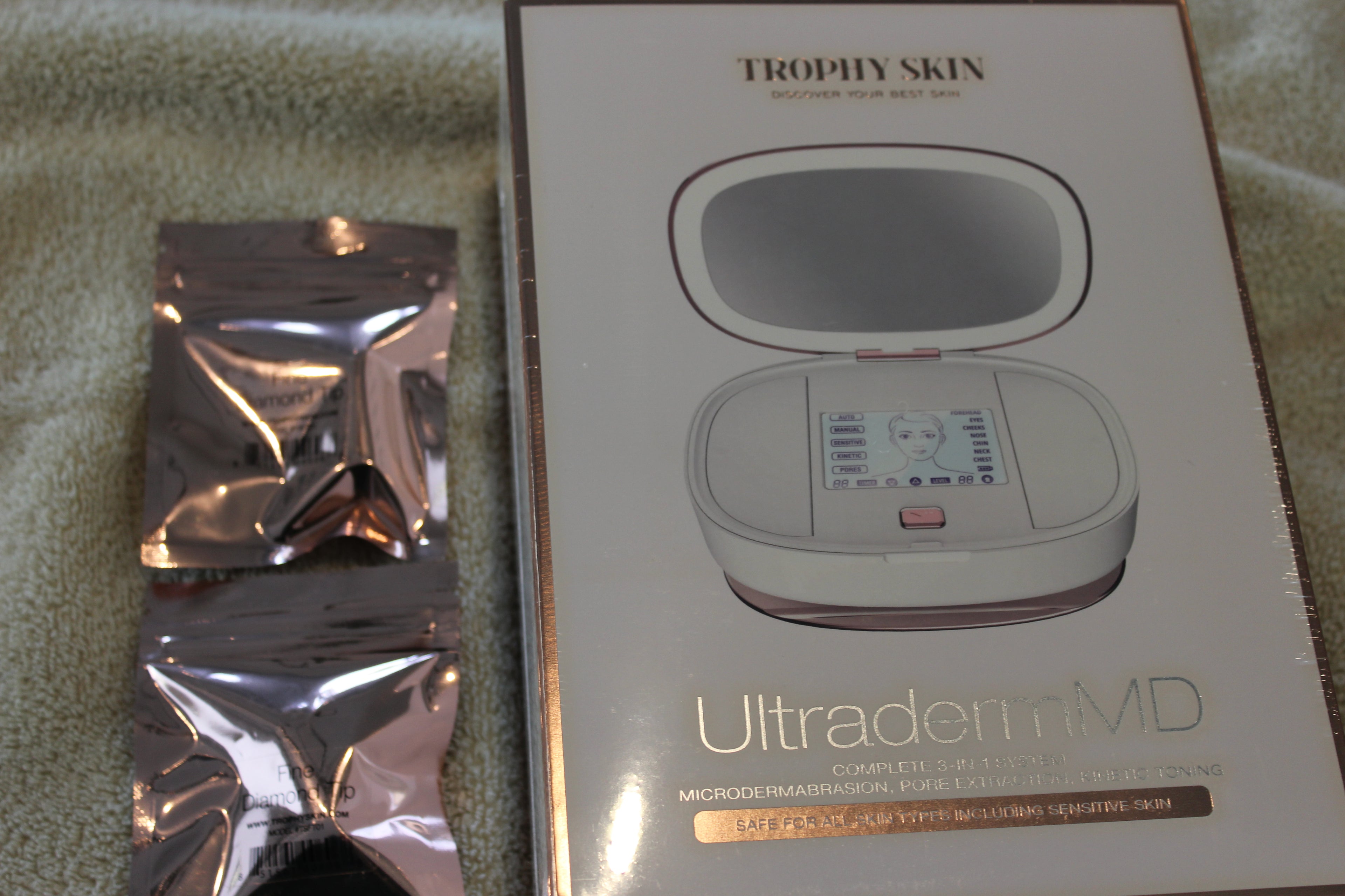 Trophy Skin UltradermMD 3 in 1 Home Spa Microdermbrasion Machine