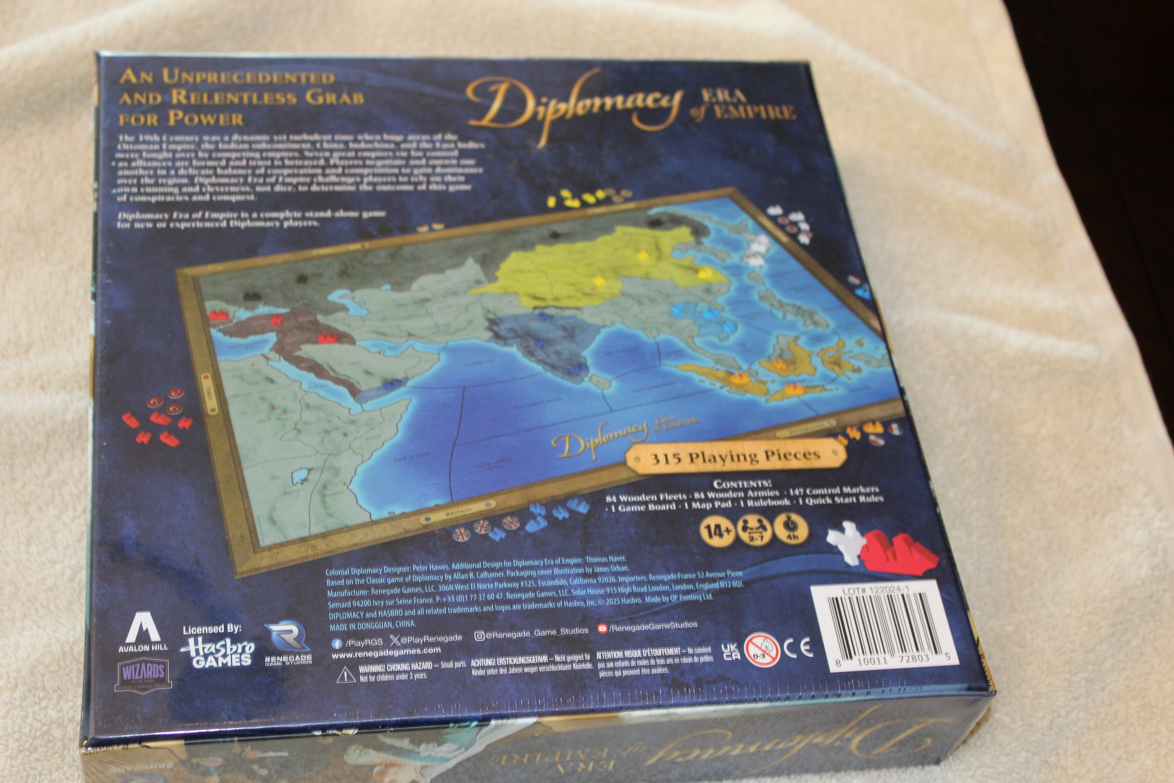 Renegade Games: Diplomacy: Era of Empire - Stand Alone Strategy Board Game