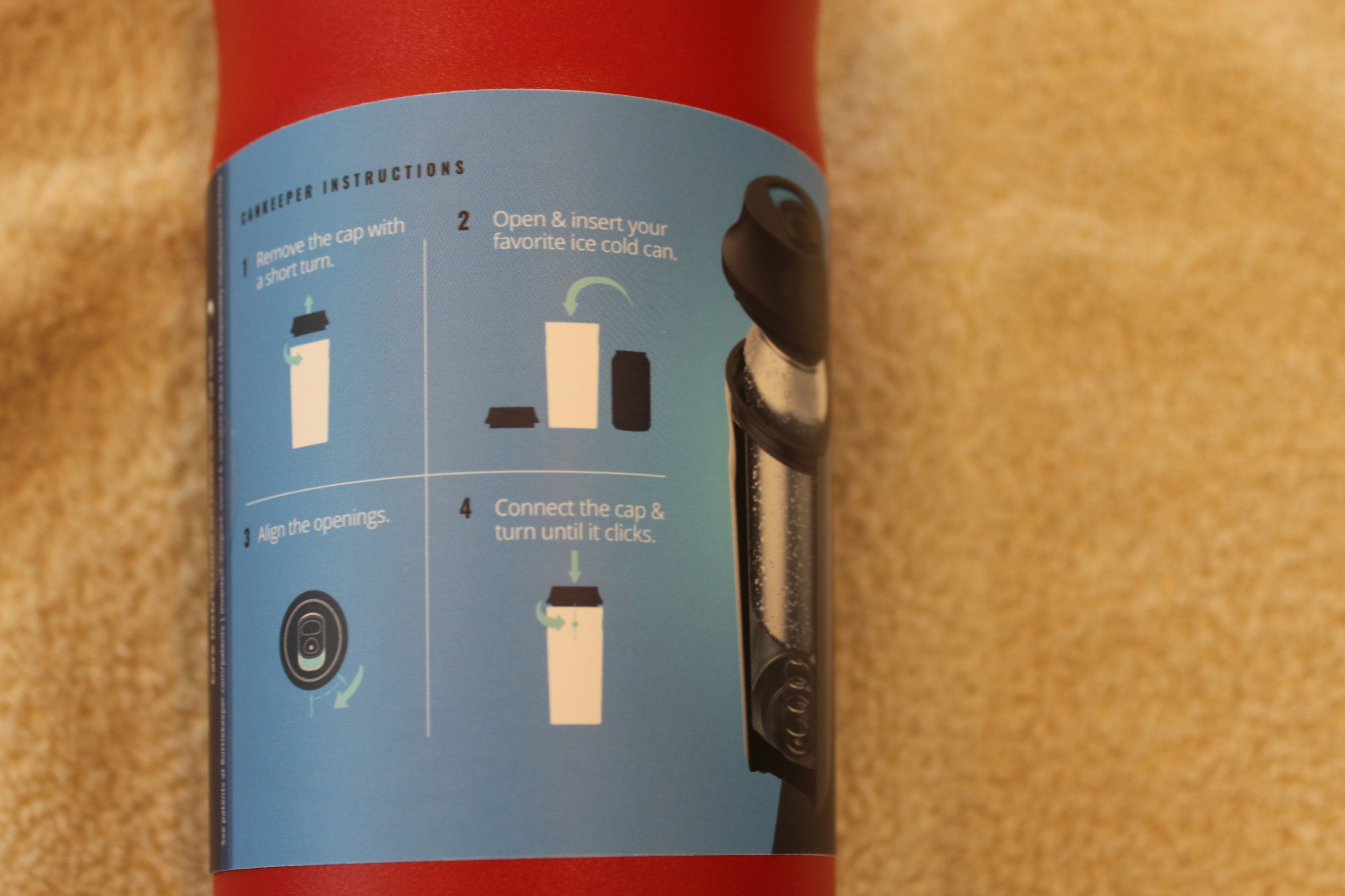 CanKeeper 3-in-1 Double Walled and Vacuum Insulated Beverage Holder