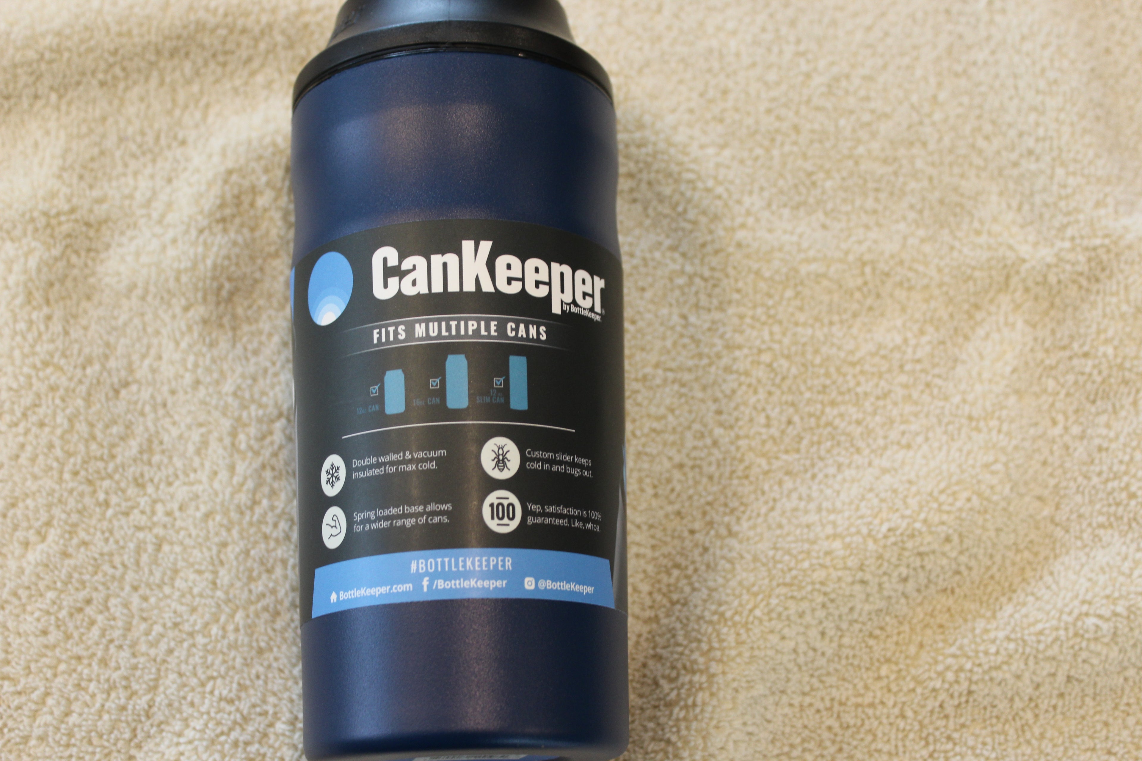 CanKeeper 3-in-1 Double Walled and Vacuum Insulated Beverage Holder