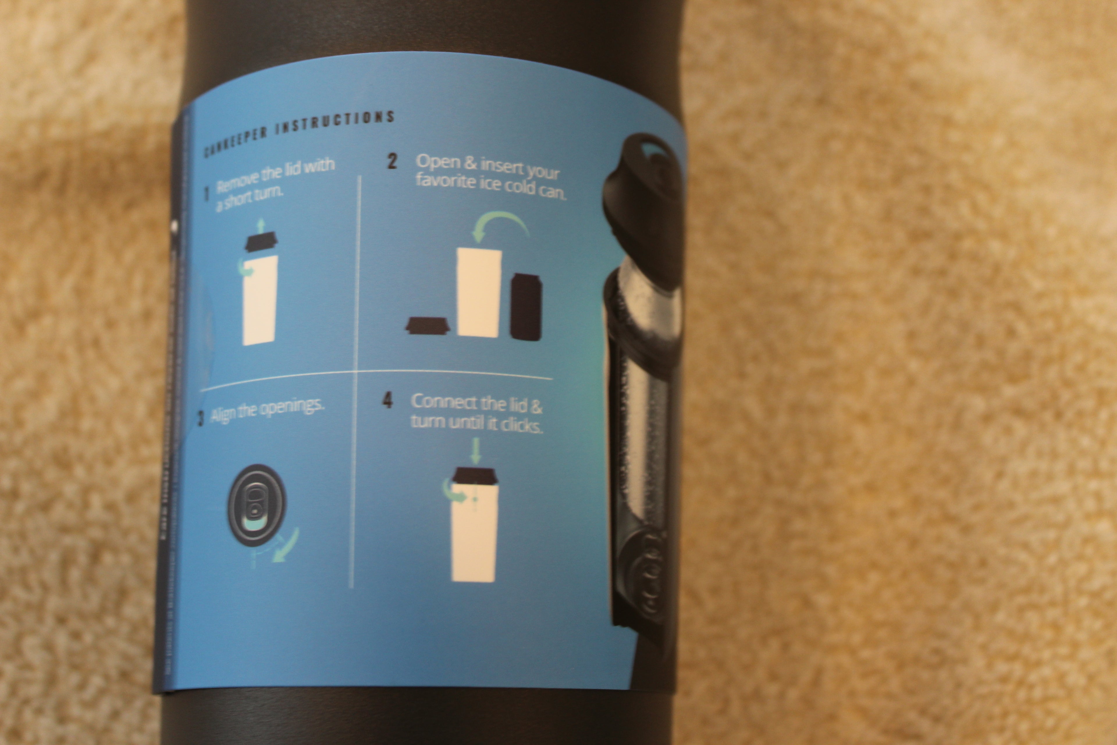 CanKeeper 3-in-1 Double Walled and Vacuum Insulated Beverage Holder