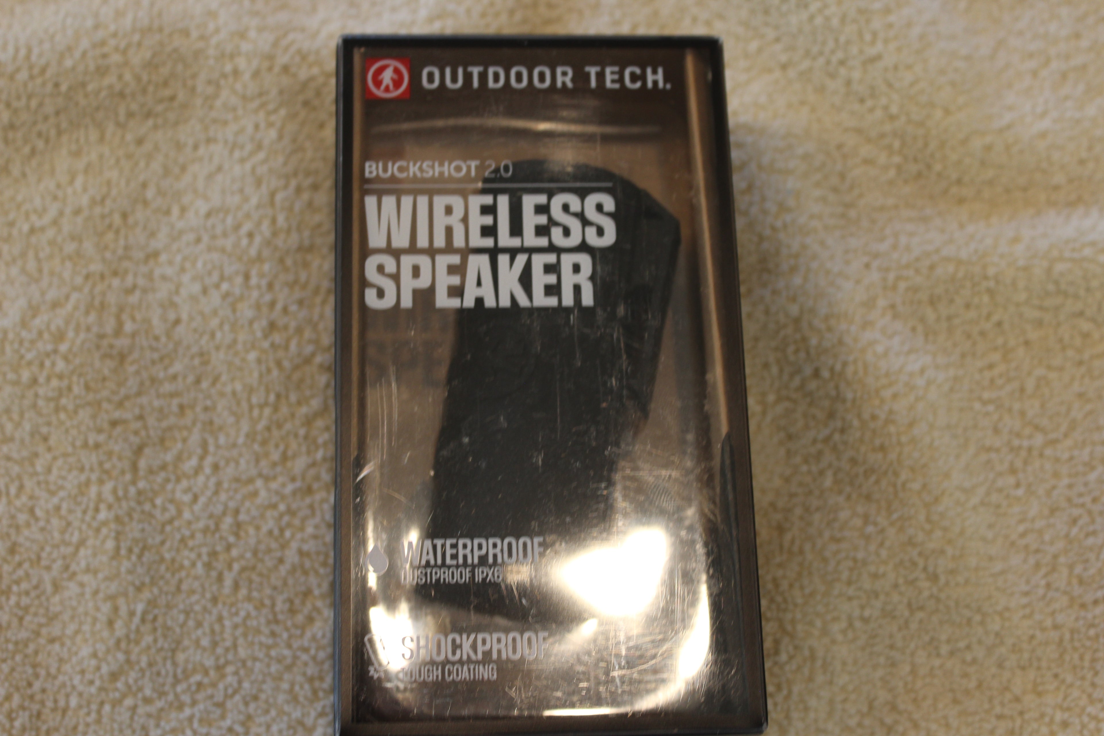 Outdoor Tech - Buckshot 2.0 Bluetooth Speaker, Black Portable Speaker